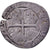 France, Charles VI, Blanc Guénar, 1380-1422, Countermarked, Billon, VF(20-25)