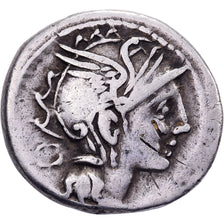 Claudia, Manlia, Urbina, Denarius, 111-110 BC, Rome, Silber, S+, Crawford:299/1b