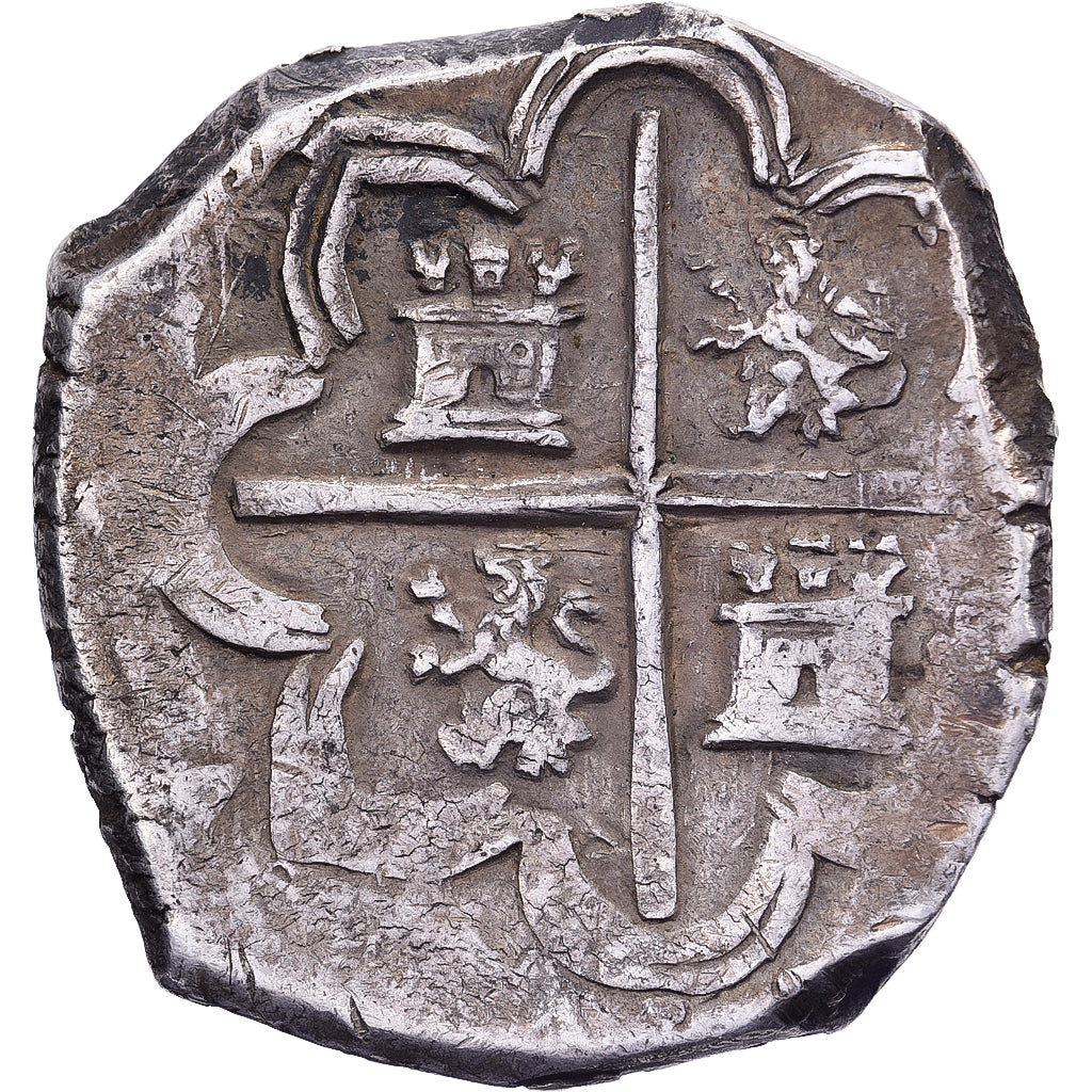 Spagna, Philip II, 4 Réales, 1595, Segovia, Argento, BB