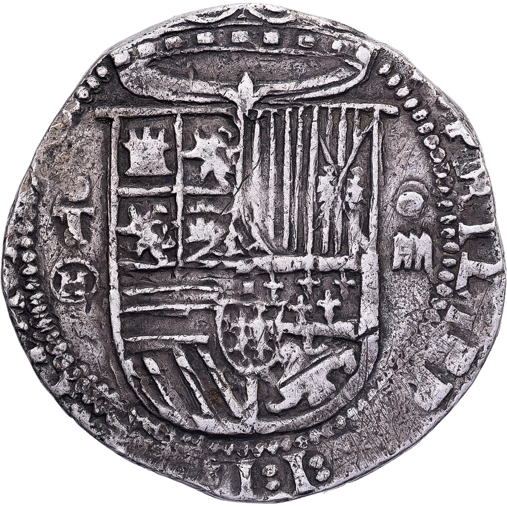 Spagna, Philip II, 4 Réales, 1556-1598, Toledo, Argento, BB