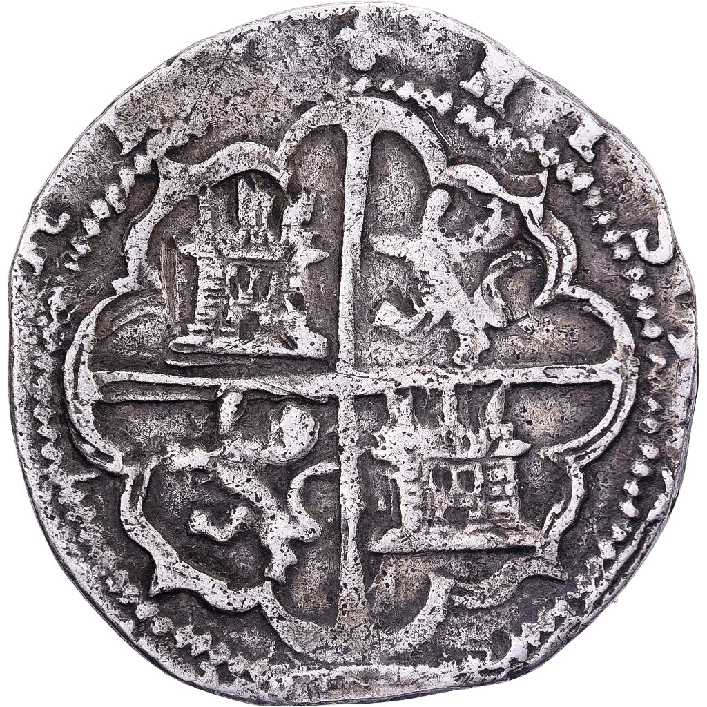 Spagna, Philip II, 4 Réales, 1556-1598, Toledo, Argento, BB