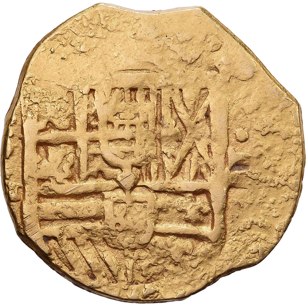 España, 2 Escudos, Uncertain date, Uncertain Mint, Oro, BC+