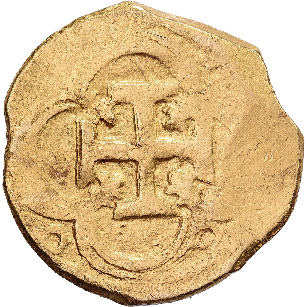 España, 2 Escudos, Uncertain date, Uncertain Mint, Oro, BC+