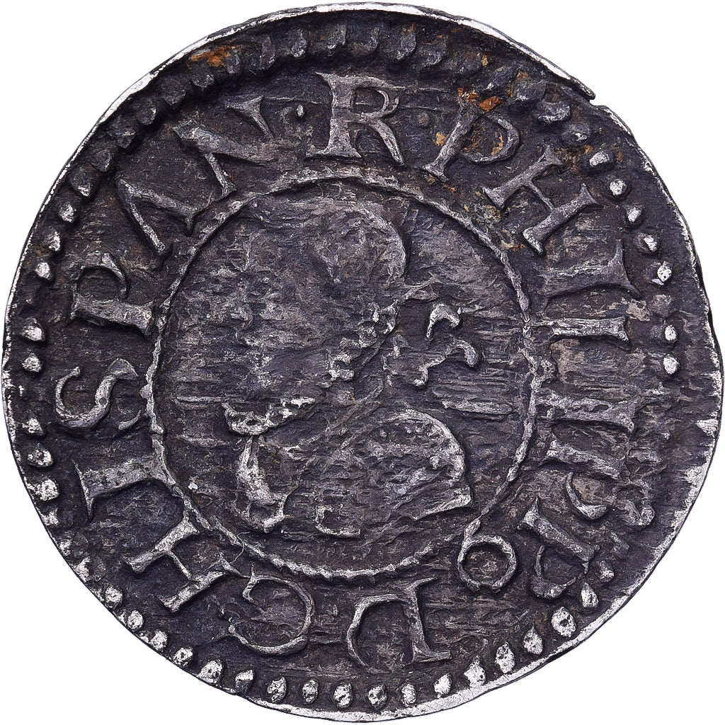 Principality of Catalonia, Philip III, 1/2 Croat, 1611, Barcelona, Vellón, MBC+