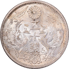 Japan, Hirohito, 50 Sen, Showa, Year 7 (1932), Silver, MS(60-62)