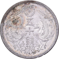 Japan, Hirohito, 50 Sen, Showa, Year 11 (1936), Silver, MS(60-62)
