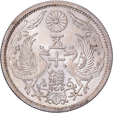 Japan, Hirohito, 50 Sen, Showa, Year 11 (1936), Silver, MS(60-62)