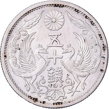 Japan, Hirohito, 50 Sen, Showa, Year 12 (1937), Silver, MS(60-62)