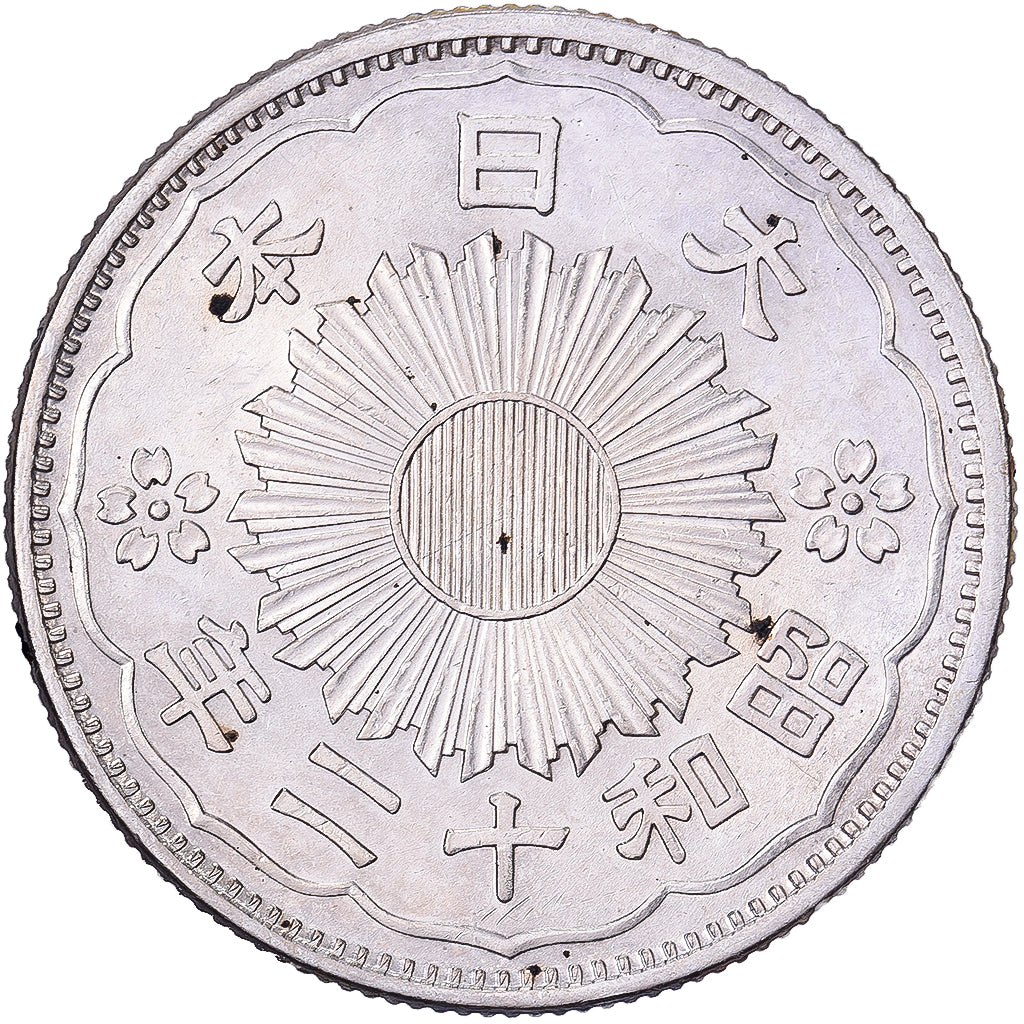 Japan, Hirohito, 50 Sen, Showa, Year 12 (1937), Silver, MS(60-62)