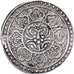 Tibet, 1 Tangka, Ga-den, 1896-1899, Type D, Zilver, ZF+