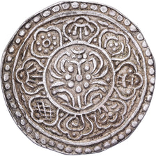 Tibet, 1 Tangka, Ga-den, 1899-1907, Type E, Argento, BB+