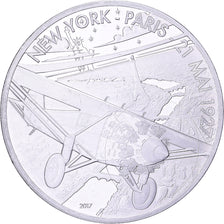 Francja, 10 Euro, Spirit of Saint Louis, Proof, 2017, MDP, Srebro, MS(63)