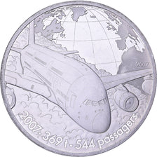 France, 10 Euro, Airbus A380, Proof, 2017, MDP, Silver, MS(63)