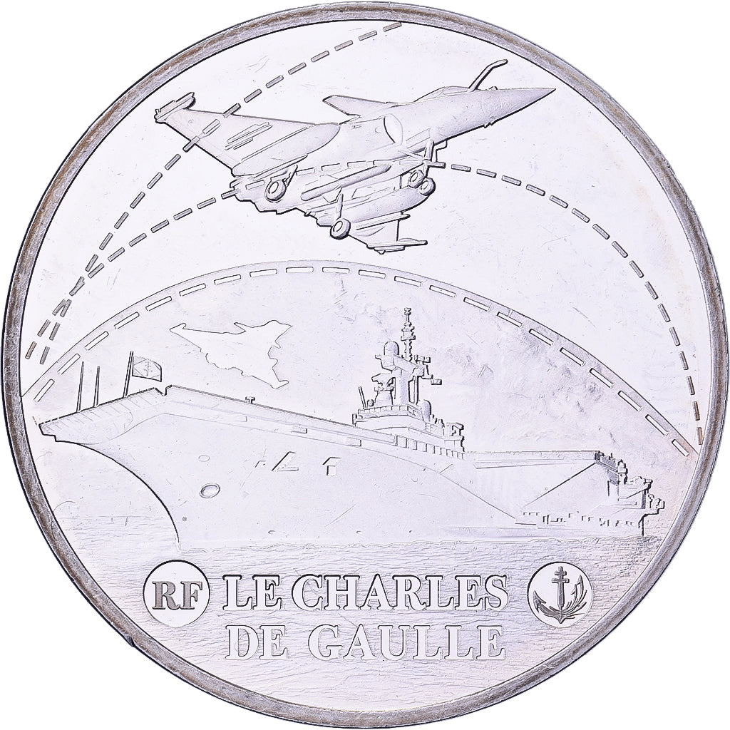 France, 10 Euro, Le Charles De Gaulle, Proof, 2016, MDP, Silver, MS(63)