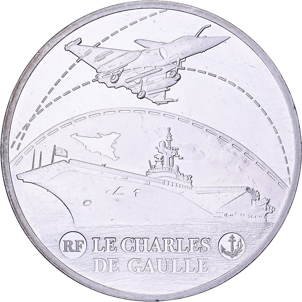 France, 10 Euro, Le Charles De Gaulle, Proof, 2016, MDP, Silver, MS(63)