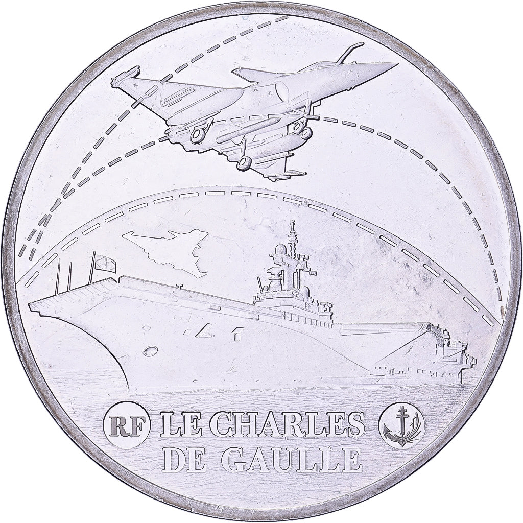 France, 10 Euro, Le Charles De Gaulle, Proof, 2016, MDP, Silver, MS(63)