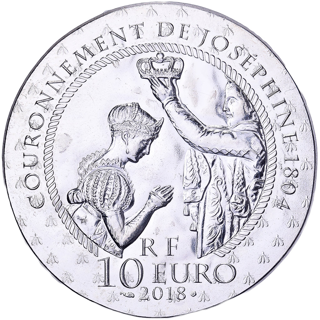 France, 10 Euro, Joséphine de Beauharnais, Proof, 2018, MDP, Silver, MS(63)