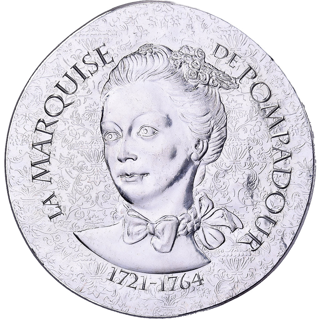 Francia, 10 Euro, Marquise de Pompadour, Prueba, 2017, MDP, Plata, SC