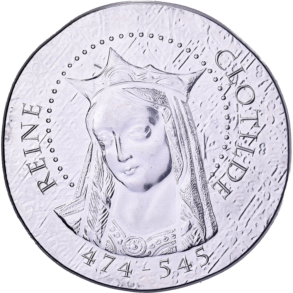 France, 10 Euro, Queen Clotilde, Proof, 2016, MDP, Silver, MS(63)