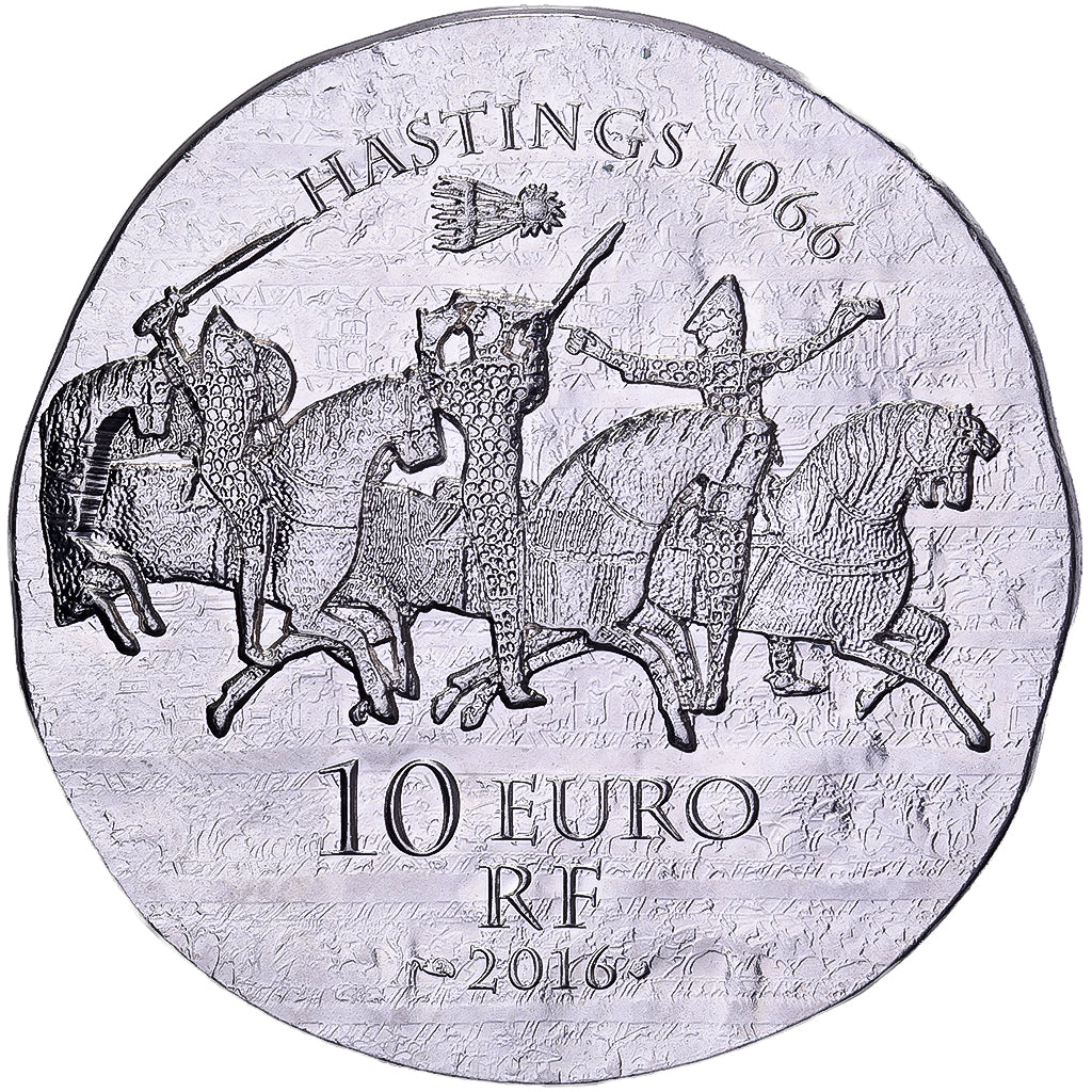 Francia, 10 Euro, Reine Mathilde, FS, 2016, MDP, Argento, SPL