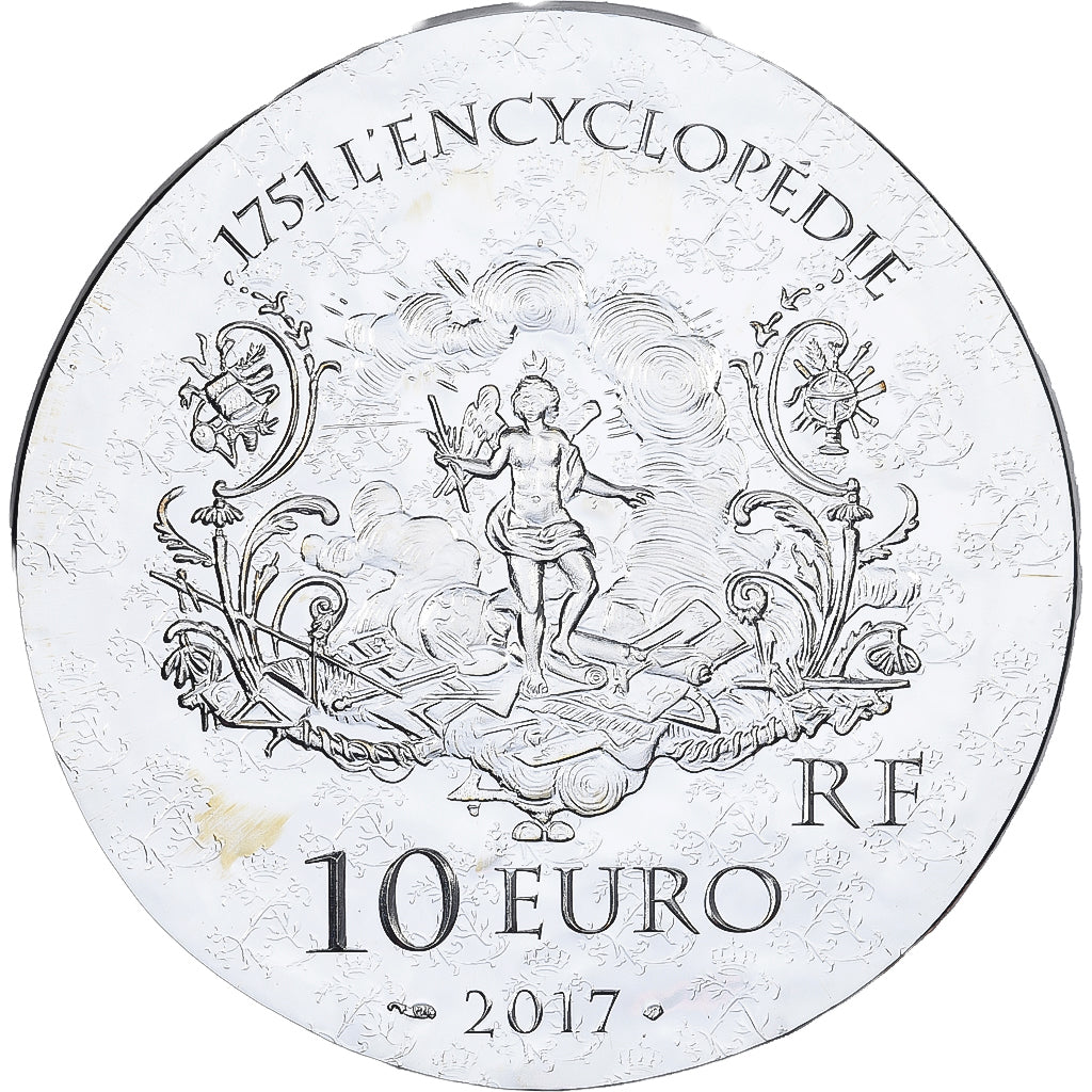 France, 10 Euro, Marquise de Pompadour, Proof, 2017, MDP, Silver, MS(65-70)