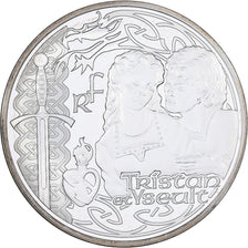 France, 10 Euro, Tristan & Yseult, BE, 2015, MDP, Argent, FDC