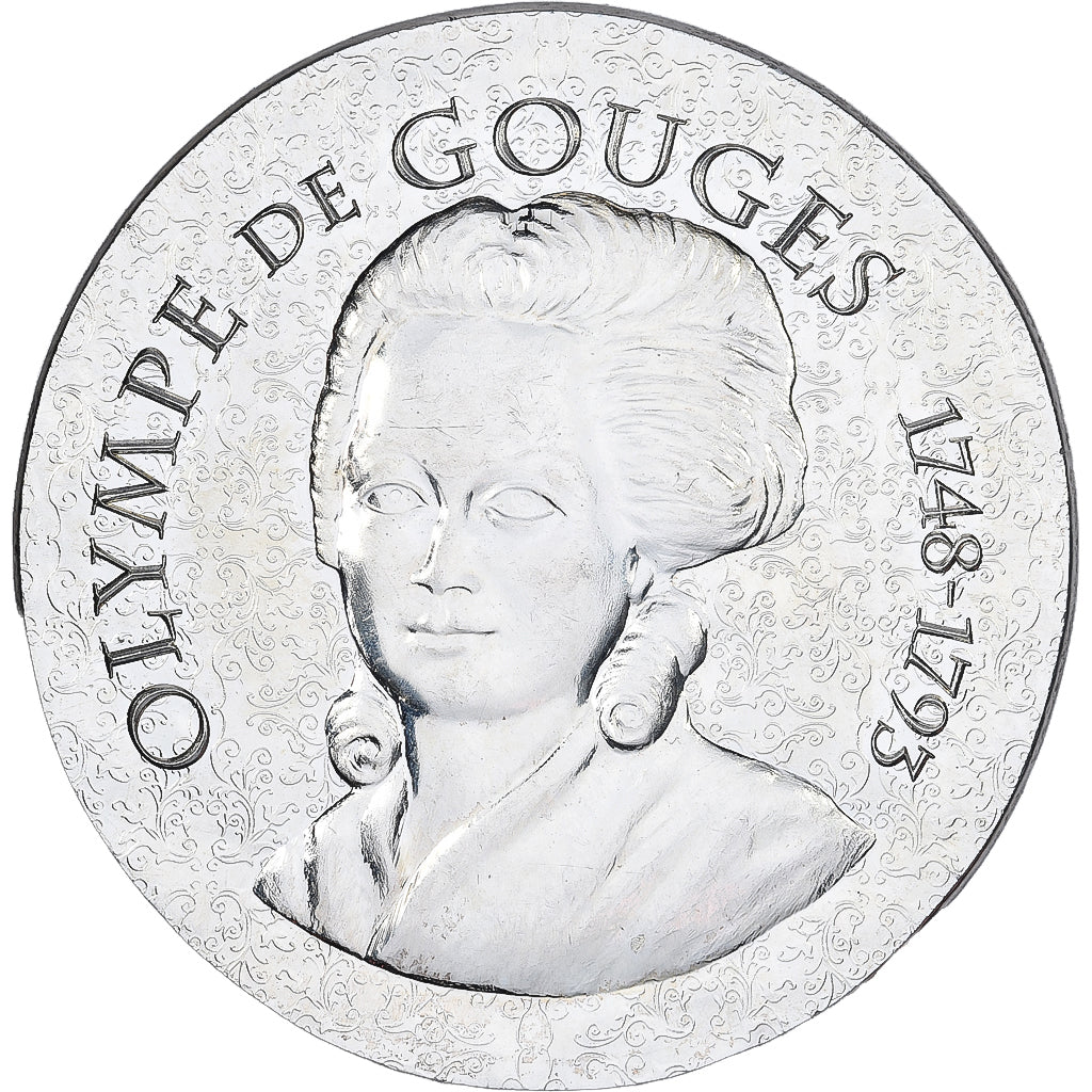 France, 10 Euro, Olympe de Gouges, BE, 2017, MDP, Argent, FDC