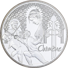 France, 10 Euro, Chimène, Proof, 2015, MDP, Silver, MS(65-70)
