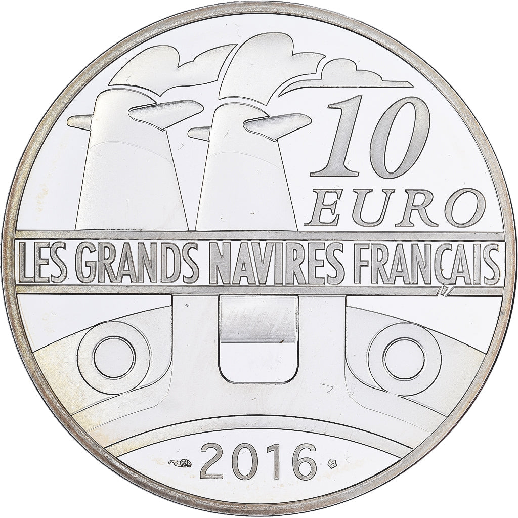 Frankrijk, 10 Euro, Ile de France, Proof, 2016, MDP, Zilver, FDC