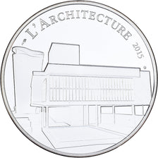 France, 10 Euro, Le Corbusier, Proof, 2015, MDP, Silver, MS(65-70)
