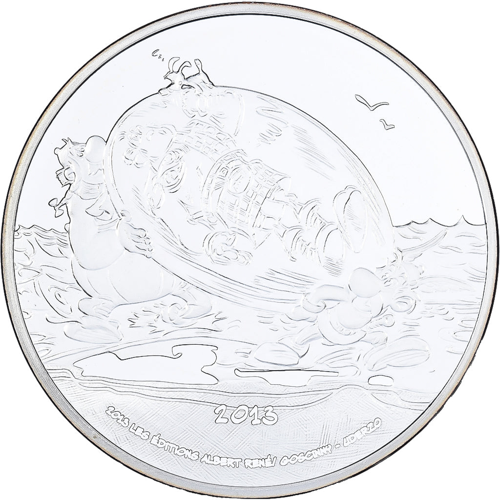 France, 10 Euro, Astérix chez les Pictes, BE, 2013, MDP, Argent, FDC