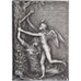 France, Plaquette, Exposition universelle de Paris, 1900, Silvered bronze