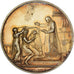France, Médaille de mariage, 1844, Argent, SUP