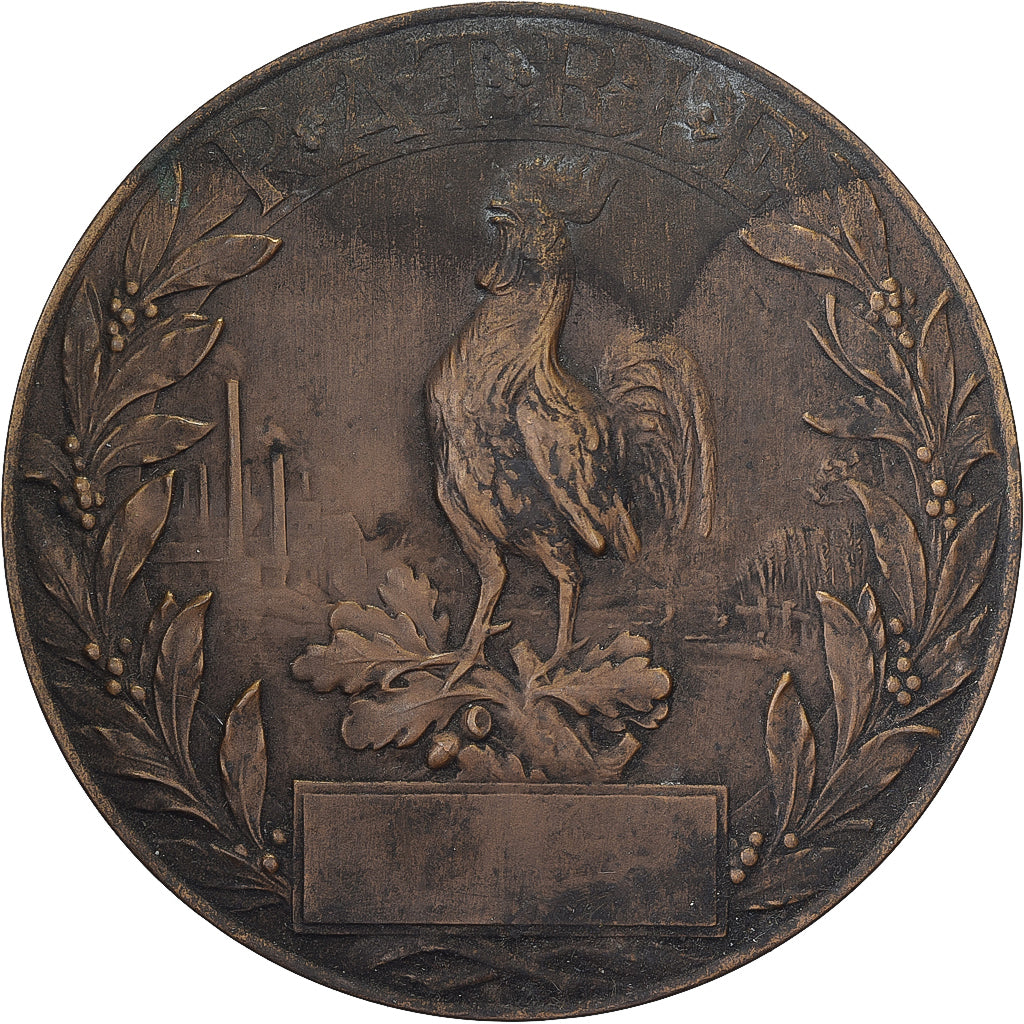 Frankrijk, Medaille, Journée Française, Secours National, 1915, Bronzen, ZF+