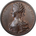 France, Medal, French Revolution, Execution of Marie Antoinette, 1793, Bronze