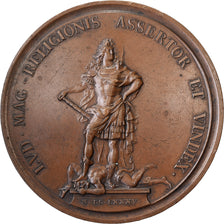 Francia, medaglia, Louis XIV, Révocation de l'Edit de Nantes, 1685, Bronzo, BB+