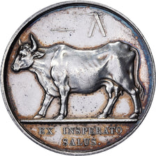 France, Medal, Vaccinations municipales de Paris, 1814, Silver, AU(55-58)