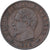 Francja, Napoleon III, 5 Centimes, 1856, Paris, Brązowy, EF(40-45), Gadoury:152