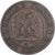 Francja, Napoleon III, 5 Centimes, 1864, Paris, Brązowy, VF(30-35), Gadoury:155
