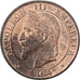 França, Napoleon III, 5 Centimes, 1864, Paris, Bronze, MS(60-62), Gadoury:155