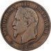 Frankreich, Napoleon III, 5 Centimes, 1864, Bordeaux, Bronze, S, Gadoury:155