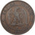 France, Napoléon III, 10 Centimes, 1861, Strasbourg, Bronze, TB+, Gadoury:253