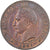 Francia, Napoleon III, 2 Centimes, 1861, Paris, Bronzo, BB+, Gadoury:104