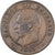 Francia, Napoleon III, 2 Centimes, 1853, Strasbourg, Bronzo, MB+, Gadoury:103