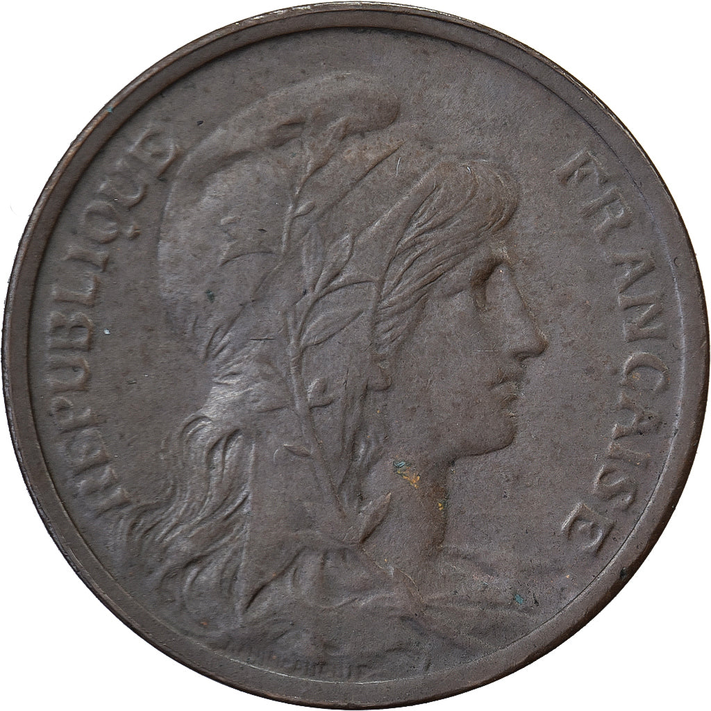 Francia, 1 Centime, Daniel-Dupuis, 1909, Paris, Bronce, EBC