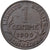 France, 1 Centime, Daniel-Dupuis, 1909, Paris, Bronze, SUP
