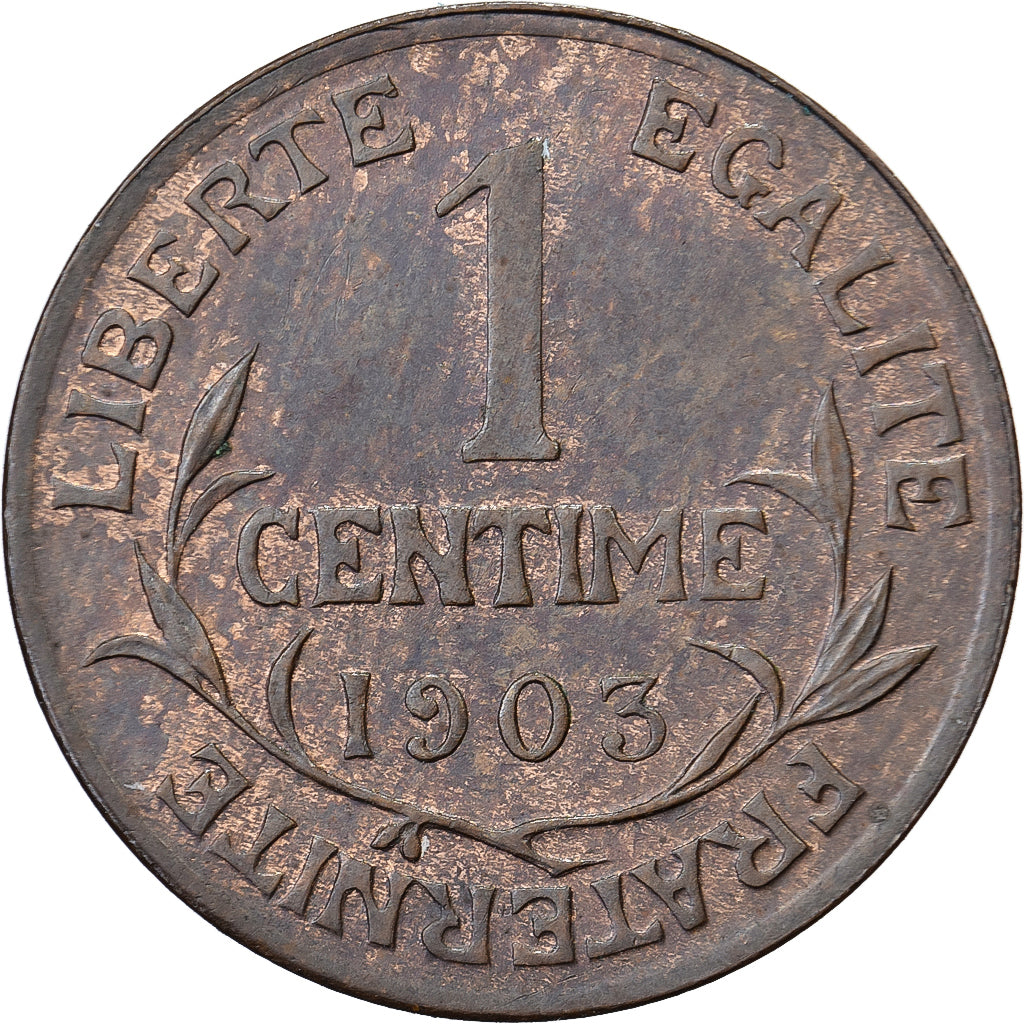 Frankrijk, 1 Centime, Daniel-Dupuis, 1903, Paris, Bronzen, PR