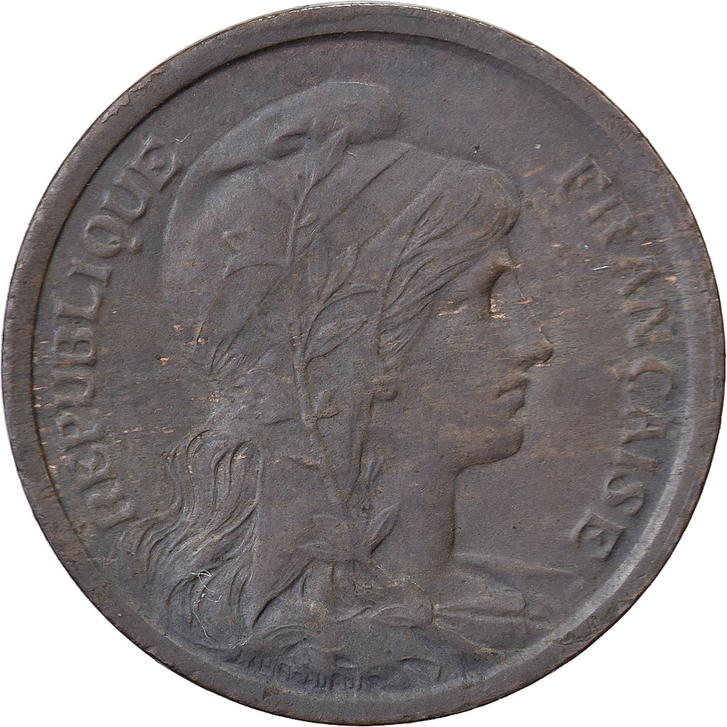 Frankrijk, 1 Centime, Daniel-Dupuis, 1914, Paris, Bronzen, ZF+