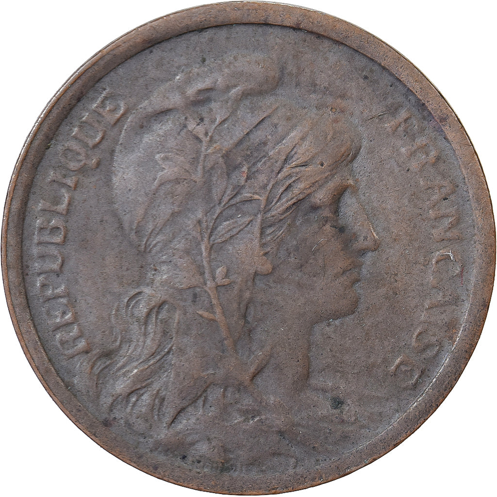 Frankrijk, 1 Centime, Daniel-Dupuis, 1912, Paris, Bronzen, PR