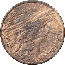 France, 10 Centimes, Daniel-Dupuis, 1911, Paris, Bronze, AU(55-58), Gadoury:277